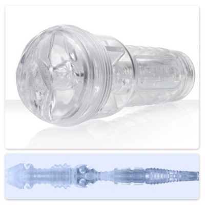 Vagine aproape reale - Fleshlight Transparent Cristal Vagin Un Nou Nivel de Excitare Vizuala + GRATUIT Lubrifiant Fleshlight 30 ml foto