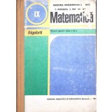 MATEMATICA, ALGEBRA, MANUAL PENTRU CLASA AIX-A-C. NASTASESCU, C. NITA, GH. RIZESCU-332683