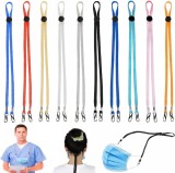 Set de 10 snururi reglabile pentru masti WELLXUNK, nailon, multicolor, 35 cm