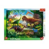 Cumpara ieftin Puzzle Plansa Dinozauri, 25 piese