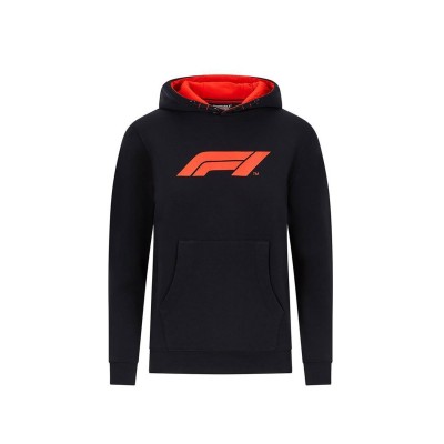 Formula 1 hanorac cu glugă pentru copii logo black 2020 - 104 cm (dětsk&amp;eacute;) foto