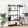 VidaXL Bibliotecă Stejar negru 80 x 30 x 153 cm Lemn compozit 868413