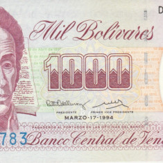 Venezuela 1000 Bolivar 1998 UNC P76c
