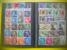 HOPCT LOT NR 580 BELGIA -45 TIMBRE VECHI-STAMPILAT