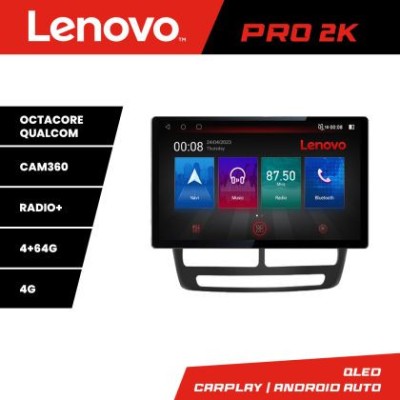 Navigatie Fiat Doblo 2010-2017 si Opel Combo 2010-2017 Lenovo PRO 4+64 2K 13 inch qled android 4G DSP gps internet Kit-DOBLO10 v1 CarStore Technology foto