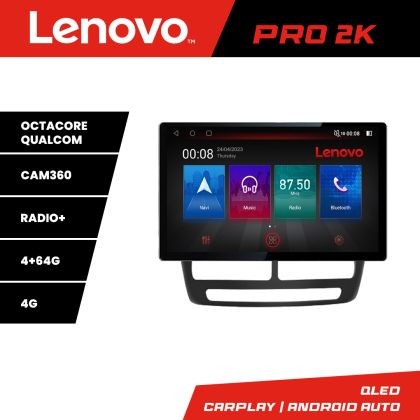 Navigatie Fiat Doblo 2010-2017 si Opel Combo 2010-2017 Lenovo PRO 4+64 2K 13 inch qled android 4G DSP gps internet Kit-DOBLO10 v1 CarStore Technology