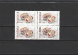 ROMANIA 1999 LP 1479 SFINTELE PASTI - OUA INCONDEIATE BLOC DE 4 TIMBRE MNH