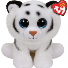 Plus ty 15cm beanie babies tundra tigru alb