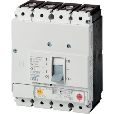 Intreruptor MCCB usol 4P 80A 36kA Eaton LZMC1-4-A80-I foto
