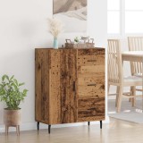 vidaXL Bufet Lemn Vechi 69,5 x 34 x 90 cm Lemn Ingineresc și Fier 881531