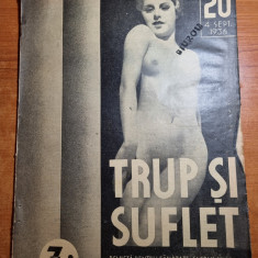 revista trup si suflet 4 septembrie 1936-revista pentru sanatatea si frumusete