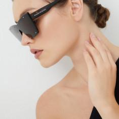 Alexander McQueen ochelari de soare femei, culoarea maro