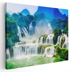 Tablou peisaj cascadele Detian China Tablou canvas pe panza CU RAMA 20x30 cm