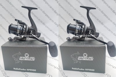 SET 2 Mulinete Feeder si Crap PRO FL NOBLE HP5500 cu tambur Long Cast foto