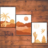 Set 3 postere - Landscape,Desert pentru interior