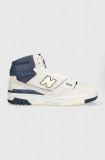 New Balance sneakers BB650RVN culoarea alb