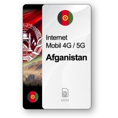 eSIM Internet Afganistan, valabil 7 zile, trafic 1 GB, Standard