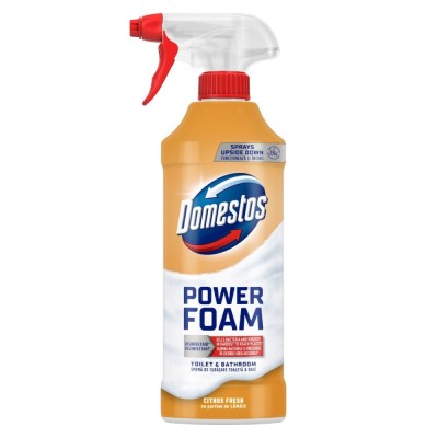 Spuma de curatare Domestos Power Foam, lamaie, 435 ml foto