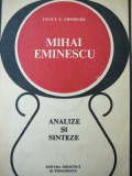 Mihai Eminescu - Analize si sinteze - Fanica N. Gheorghe