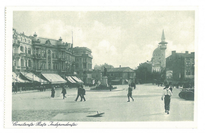1304 - CONSTANTA, Market, Romania - old postcard - unused