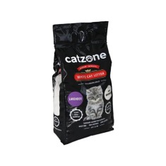 Asternut igienic pentru pisici Catzone Clumping Nisip Super Premium Anti-bacterian 6l 5kg, cu lavanda
