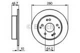 Disc frana HONDA CIVIC VII Hatchback (EU, EP, EV) (1999 - 2006) BOSCH 0 986 479 225