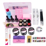 Cumpara ieftin Kit Unghii Gel fara Lampa UV Promotie #02 + CADOU Cutie Compartimentata