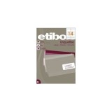 Etichete autocolante Etibox 119756, 14/A4, 105x42mm, permanente, colturi drepte, alb, top 100 coli (1400 etichete)