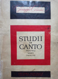 Studii de canto : pentru voci &icirc;nalte / Giuseppe Concone
