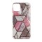 Husa protectie pentru samsung a11 soft imd tpu marble geometric alb