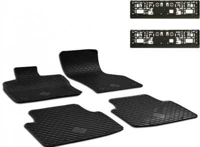 Set Covorase Auto Cauciuc Umbrella Pentru Skoda Octavia Iii (2013-2019), Octavia Iv (Inclusiv Hybrid) (2020-), Cupra Formentor (2020-) + Suport Numar foto