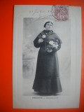 HOPCT 506 T NARBONNE -FEMEIE 1912 -FRANTA -TCV-COSTUM SI COAFURA / COSTUME TRADITIONALE -EUROPA -