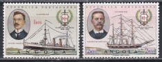 Angola 1967 - Centenarul Asociației Navale Militare, MNH/MH (vezi descrierea) foto