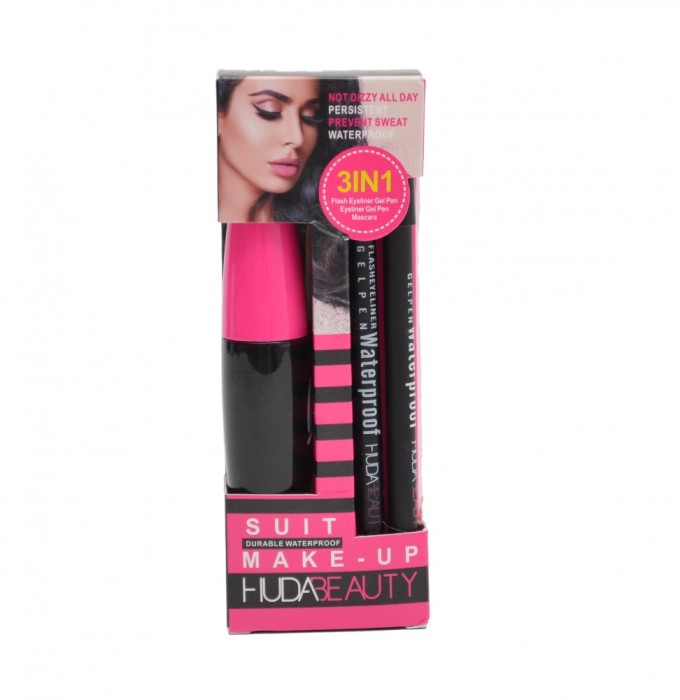 Set pentru machiaj Huda Beauty, rezistent la apa Set pentru machiaj Huda Beauty, rezistent la apa