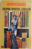 Despre spiritul legilor - Montesquieu, carte de filosofie