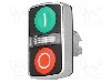 Intrerupator dublu, 22mm, seria Harmony XB4, IP66, SCHNEIDER ELECTRIC - ZB4BW7A3741