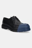 Camper pantofi de piele Junction culoarea negru, K100872-024