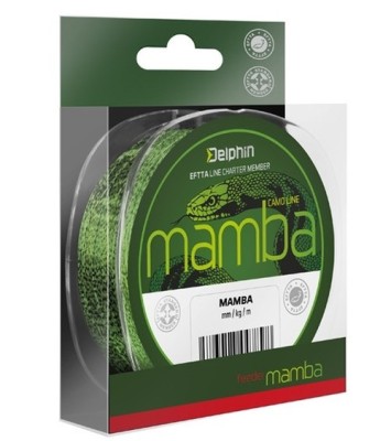 Monofilament Mamba Feeder Camuflaj, 0,28 mm. / 200M - Delphin foto