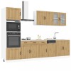 Set dulap de bucătărie 7 piese &bdquo;Kalmar&rdquo; stejar artizanal lemn