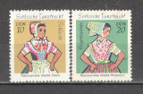 D.D.R.1971 Costume populare-pereche din carnet SD.348