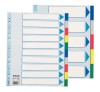 Separator index plastic Esselte A4 Maxi 10 culori