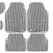 Covorase auto imitatie aluminiu Carbon, model universal 4buc AutoDrive ProParts