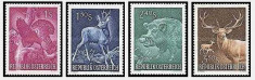 Austria 1959 - Fauna, vanatoare, serie neuzata foto