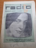 Radio tv 24 octombrie 1968 cu programul din 27 octombrie - 2 noiembrie 1968