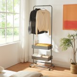Suport mobil haine Kumad 174,5x58x36cm metal gri inchis [en.casa] HausGarden Leisure, [en.casa]