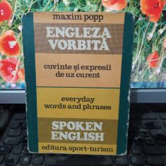 Engleza vorbită, Spoken english, Sport Turism, Maxim Popp, București 1978, 123