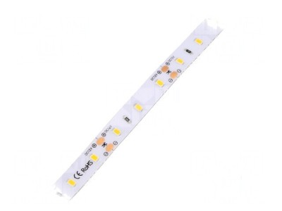 Bandă LED alb cald 2835, 60 LED/m, 10mm, IP64, 120&amp;deg;, 12W/m, 12VDC foto