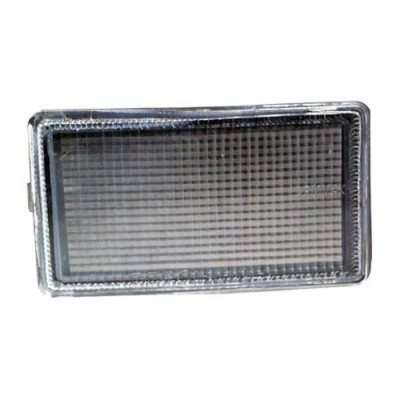 Catadioptru lampa ceata Volkswagen Golf 3 (1h) 08.1991-04.1999 , Vento (1h2/1h5/1hm), 01.1992-10.1998, fata, Stanga, scurt; alb; fara omologare, TYC foto