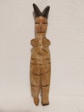 ** Papusa de lemn Ibibio Nigeria , veche Vintage, handmade craft Africa