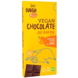 Ciocolata Bio cu Portocale 80g Me Gusto - Fara Gluten, Vegana, Zahar din Cocos, Continut Cacao 50%